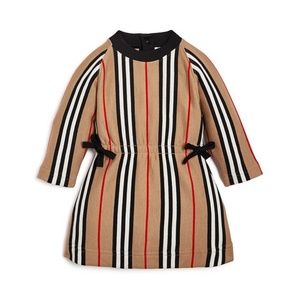 Burberry Girls' Chiara Icon Stripe Knit Dress